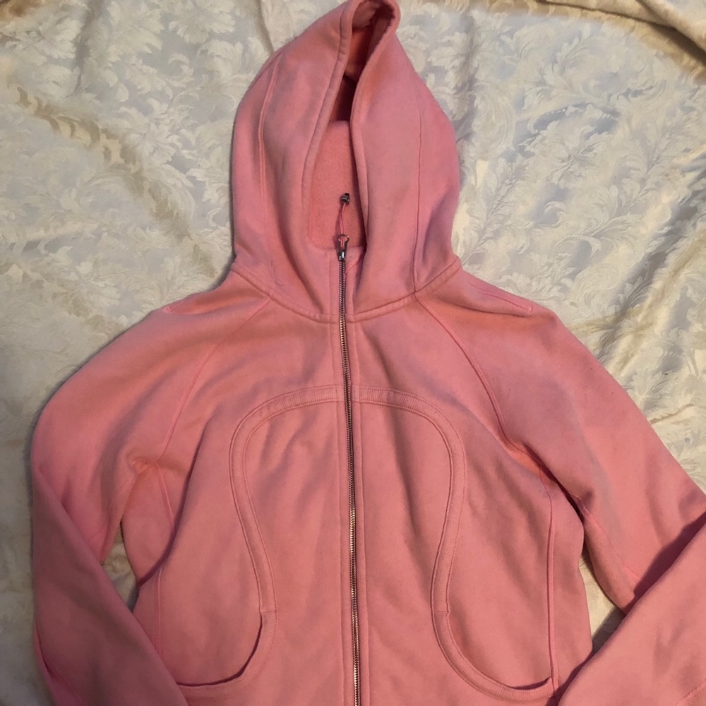 Lululemon pink zip up large